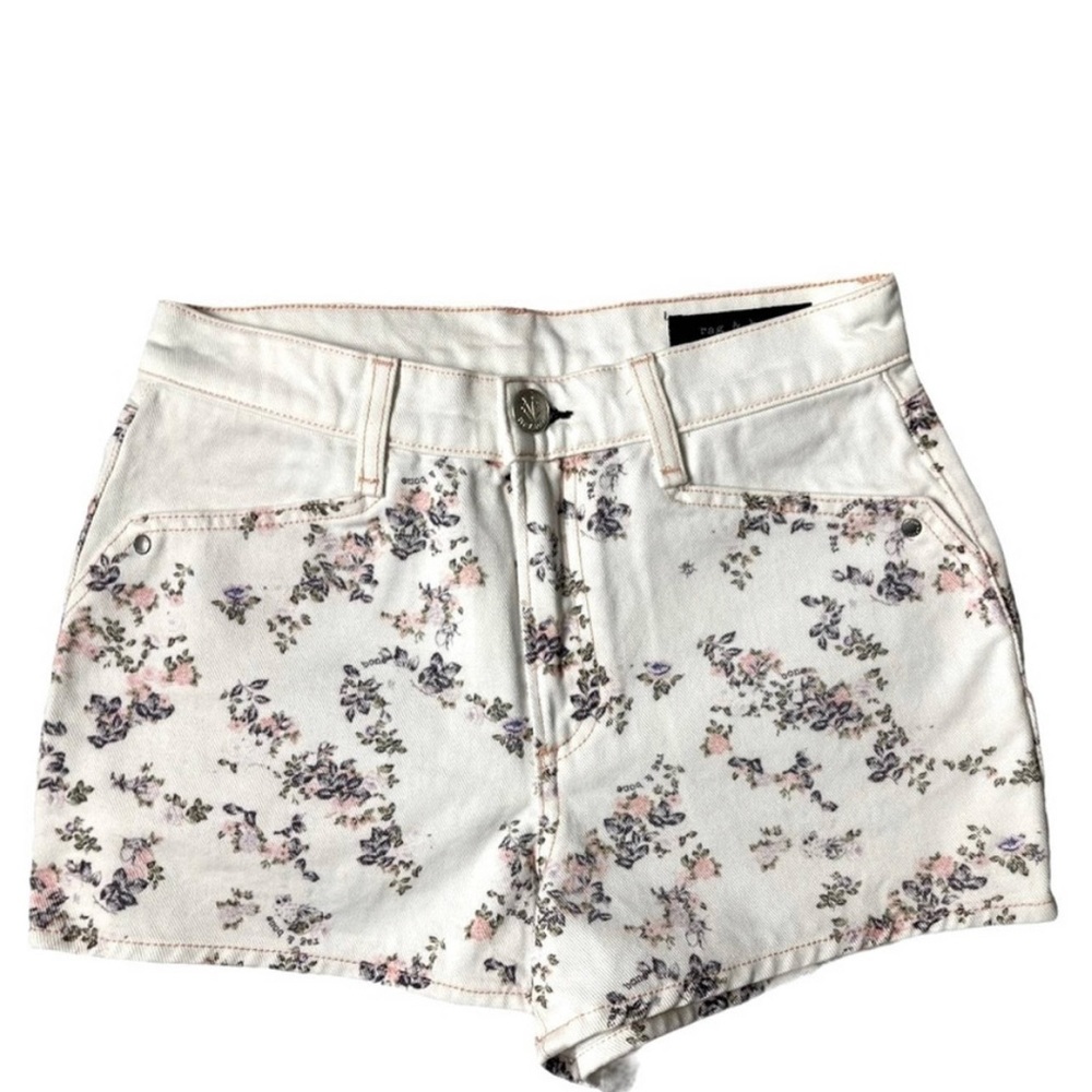 Rag & Bone Ellie Twill Shorts Jean Denim 25